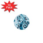 Design Art (design 13) 1  Mini Button (10 pack) 