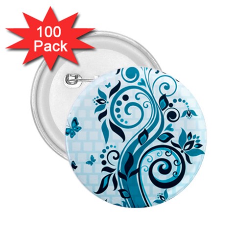 Design Art (design 13) 2.25  Button (100 pack) from ArtsNow.com Front