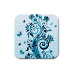 Design Art (design 13) Rubber Square Coaster (4 pack)