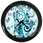 Design Art (design 13) Wall Clock (Black)