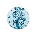 Design Art (design 13) Rubber Coaster (Round)