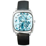 Design Art (design 13) Square Metal Watch