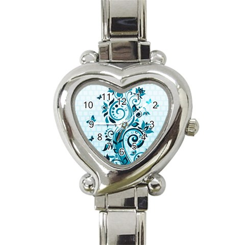 Design Art (design 13) Heart Italian Charm Watch from ArtsNow.com Front