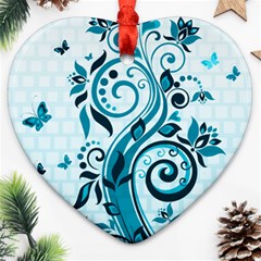 Design Art (design 13) Heart Ornament (Two Sides) from ArtsNow.com Back