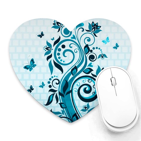 Design Art (design 13) Heart Mousepad from ArtsNow.com Front