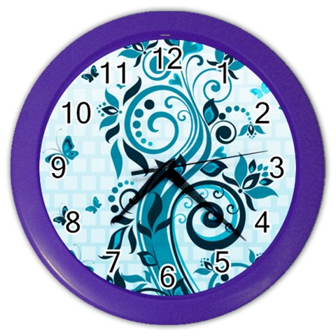 Design Art (design 13) Color Wall Clock from ArtsNow.com Front