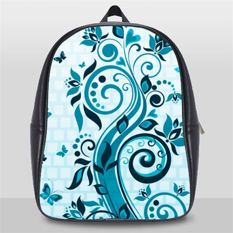 Design Art (design 13) School Bag (Large) from ArtsNow.com Front