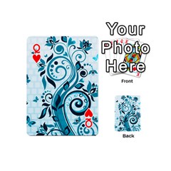 Queen Design Art (design 13) Playing Cards 54 (Mini) from ArtsNow.com Front - HeartQ