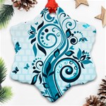 Design Art (design 13) Snowflake Ornament (Two Sides)