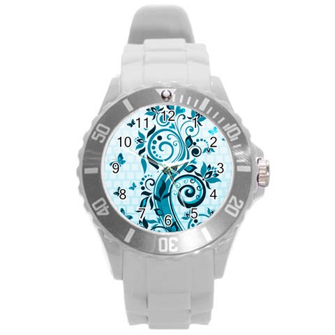 Design Art (design 13) Round Plastic Sport Watch (L) from ArtsNow.com Front