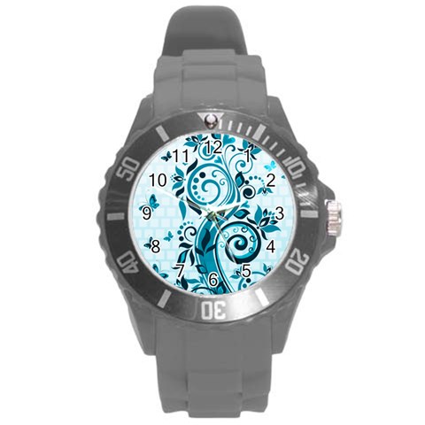 Design Art (design 13) Round Plastic Sport Watch (L) from ArtsNow.com Front