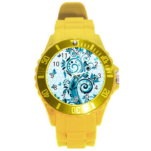 Design Art (design 13) Round Plastic Sport Watch (L) from ArtsNow.com Front