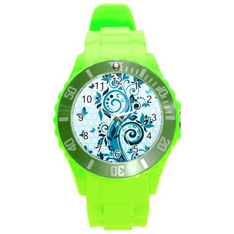 Design Art (design 13) Round Plastic Sport Watch (L) from ArtsNow.com Front