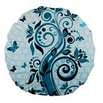 Design Art (design 13) Large 18  Premium Round Cushion 