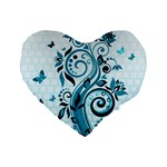 Design Art (design 13) Standard 16  Premium Heart Shape Cushion 