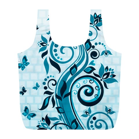 Design Art (design 13) Full Print Recycle Bag (L) from ArtsNow.com Front