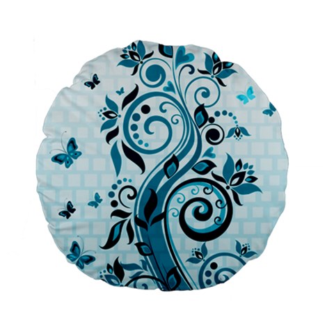 Design Art (design 13) Standard 15  Premium Flano Round Cushion  from ArtsNow.com Front