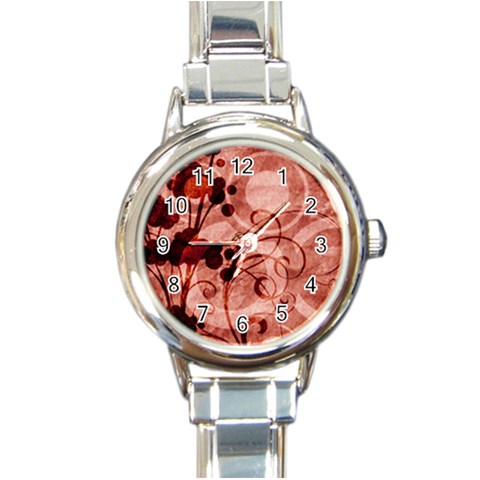 Design Art (design 10) Round Italian Charm Watch from ArtsNow.com Front