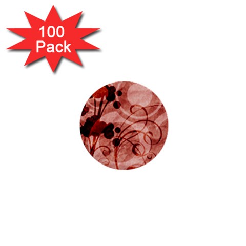 Design Art (design 10) 1  Mini Button (100 pack)  from ArtsNow.com Front