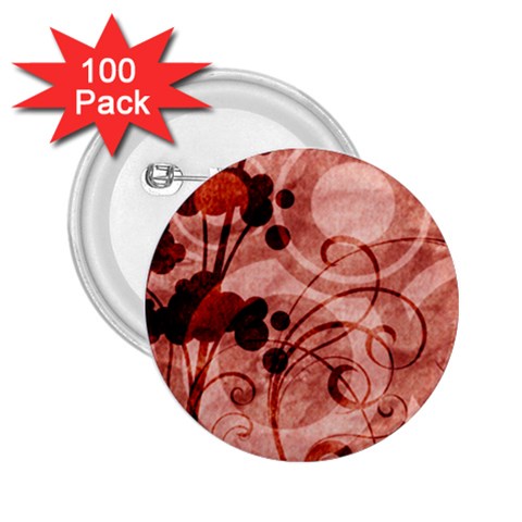 Design Art (design 10) 2.25  Button (100 pack) from ArtsNow.com Front