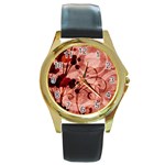 Design Art (design 10) Round Gold Metal Watch