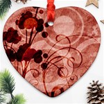 Design Art (design 10) Heart Ornament (Two Sides)