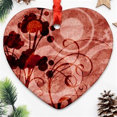 Design Art (design 10) Heart Ornament (Two Sides) from ArtsNow.com Back