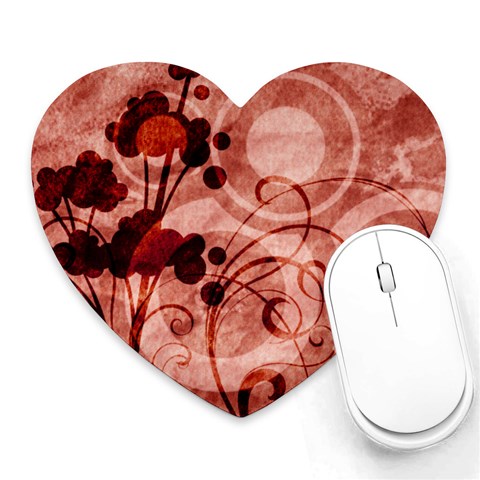 Design Art (design 10) Heart Mousepad from ArtsNow.com Front