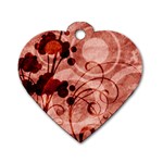 Design Art (design 10) Dog Tag Heart (One Side)