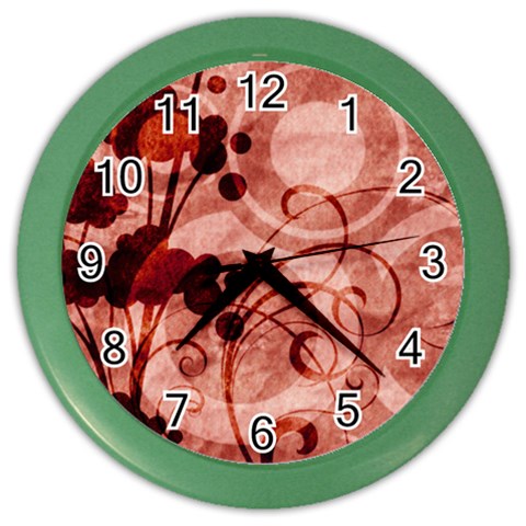 Design Art (design 10) Color Wall Clock from ArtsNow.com Front