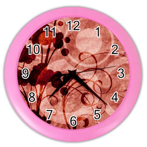 Design Art (design 10) Color Wall Clock from ArtsNow.com Front