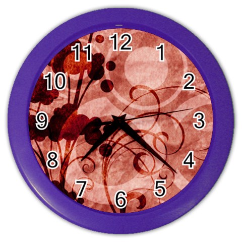 Design Art (design 10) Color Wall Clock from ArtsNow.com Front