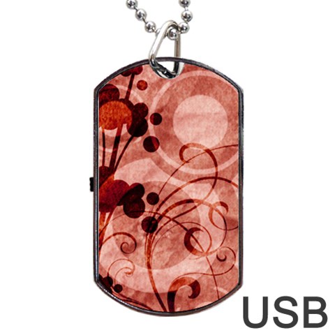 Design Art (design 10) Dog Tag USB Flash (One Side) from ArtsNow.com Front