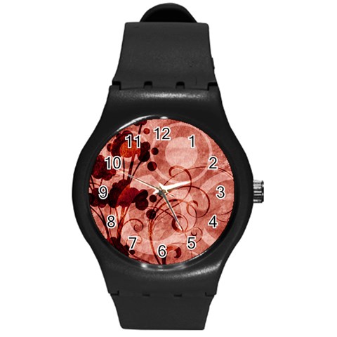 Design Art (design 10) Round Plastic Sport Watch (M) from ArtsNow.com Front