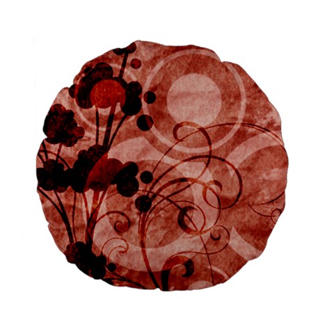 Design Art (design 10) Standard 15  Premium Flano Round Cushion  from ArtsNow.com Front