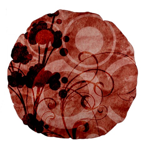 Design Art (design 10) Large 18  Premium Flano Round Cushion  from ArtsNow.com Front