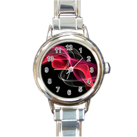 Design Art (design 8) Round Italian Charm Watch from ArtsNow.com Front