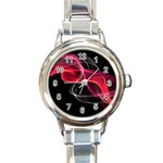 Design Art (design 8) Round Italian Charm Watch