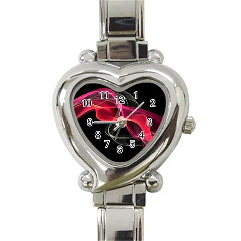 Design Art (design 8) Heart Italian Charm Watch from ArtsNow.com Front