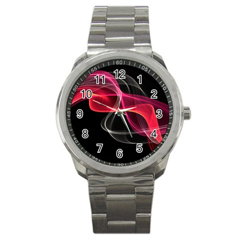 Design Art (design 8) Sport Metal Watch from ArtsNow.com Front