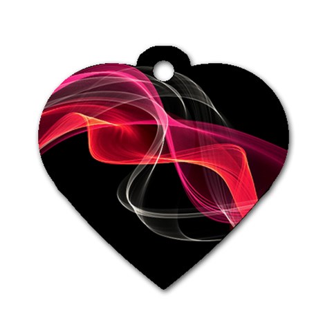 Design Art (design 8) Dog Tag Heart (One Side) from ArtsNow.com Front