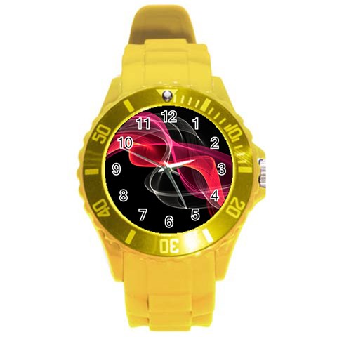 Design Art (design 8) Round Plastic Sport Watch (L) from ArtsNow.com Front