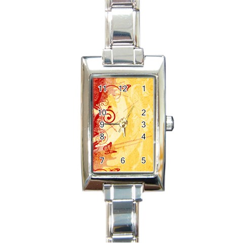 Design Art (design 6) Rectangle Italian Charm Watch from ArtsNow.com Front