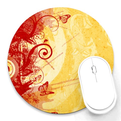 Design Art (design 6) Round Mousepad from ArtsNow.com Front