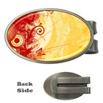 Design Art (design 6) Money Clip (Oval)