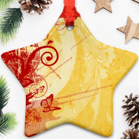 Design Art (design 6) Star Ornament (Two Sides) from ArtsNow.com Front