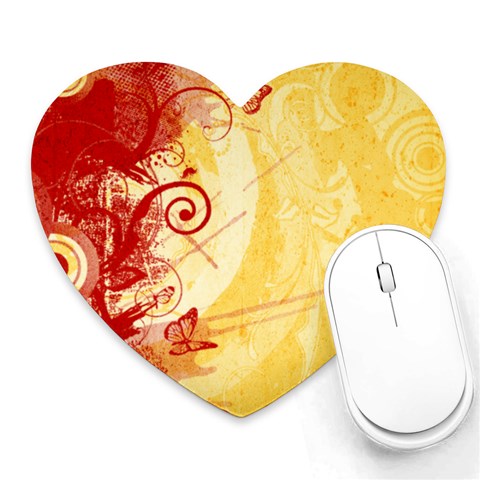 Design Art (design 6) Heart Mousepad from ArtsNow.com Front