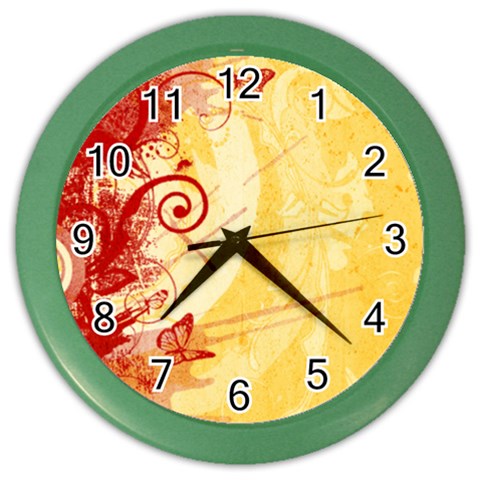 Design Art (design 6) Color Wall Clock from ArtsNow.com Front