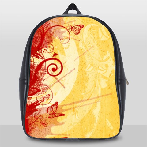 Design Art (design 6) School Bag (Large) from ArtsNow.com Front