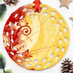 Design Art (design 6) Round Filigree Ornament (Two Sides) from ArtsNow.com Back